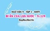 Soạn bài Bí ẩn của làn nước trang 129 lớp 9 tập 1 Kết nối tri thức